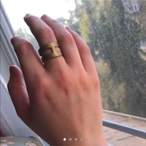 Handcrafted metal ring